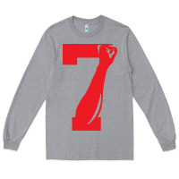 Heather Grey colin kaepernick number 7 t shirt Long Sleeve Tee - artisFamous