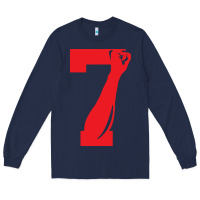 Navy colin kaepernick number 7 t shirt Long Sleeve Tee - artisFamous