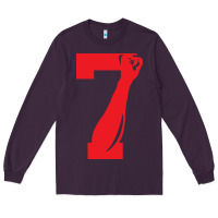 Plum colin kaepernick number 7 t shirt Long Sleeve Tee - artisFamous