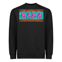 Black floral mama mother's day license plate Heavyweight Sweatshirt - Jasminsmagicworld