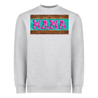 Heather Grey floral mama mother's day license plate Heavyweight Sweatshirt - Jasminsmagicworld