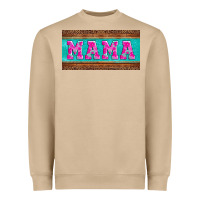 Mushroom floral mama mother's day license plate Heavyweight Sweatshirt - Jasminsmagicworld