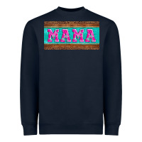 Navy floral mama mother's day license plate Heavyweight Sweatshirt - Jasminsmagicworld