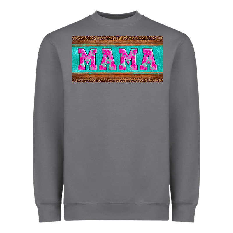 Floral Mama Mother's Day License Plate Heavyweight Sweatshirt by Jasminsmagicworld | Teevron