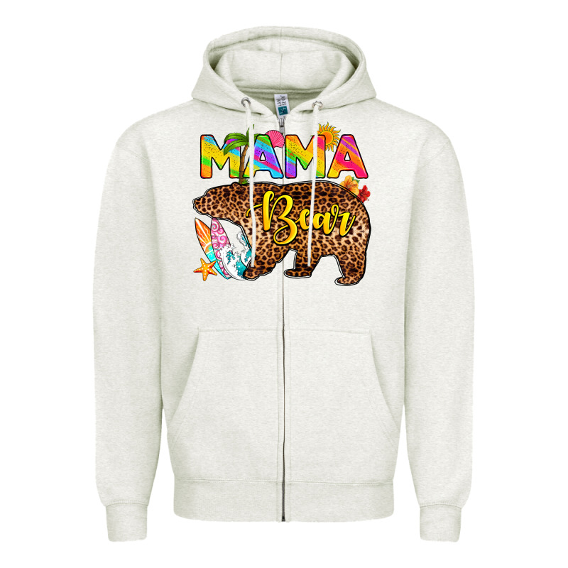 Mama Bear Summer Zipper Hoodie by RanaPortraitStore | Teevron
