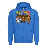 True Royal mama bear summer Zipper Hoodie - RanaPortraitStore