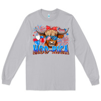 Moon Dust moo rica Long Sleeve Tee - CowhideDigitalArt