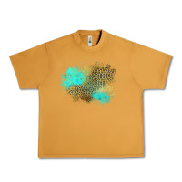 Peanut Butter turquoise leopard patch Urban Heavy Tee - Jasminsmagicworld