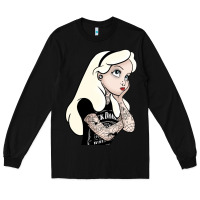 Black alice in wonderland Long Sleeve Tee - artisFamous