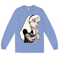 Colony Blue alice in wonderland Long Sleeve Tee - artisFamous