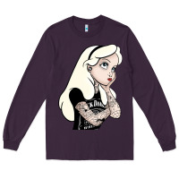 Plum alice in wonderland Long Sleeve Tee - artisFamous