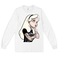 White alice in wonderland Long Sleeve Tee - artisFamous