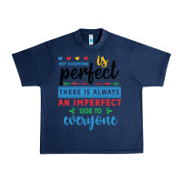 Navy Not everyone is perfect. There is always an imperf Urban Heavy Tee - CowhideDigitalArt