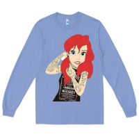 Colony Blue ariel tatoo Long Sleeve Tee - artisFamous