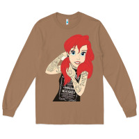 Toasted Coconut ariel tatoo Long Sleeve Tee - artisFamous
