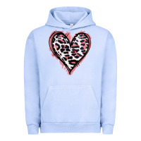 Pigment Grape Ice Leopard Glitter Heart Urban Hoodie - Jasminsmagicworld