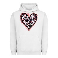 Pigment Lunar Rock Leopard Glitter Heart Urban Hoodie - Jasminsmagicworld