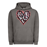 Pigment Tornado Leopard Glitter Heart Urban Hoodie - Jasminsmagicworld