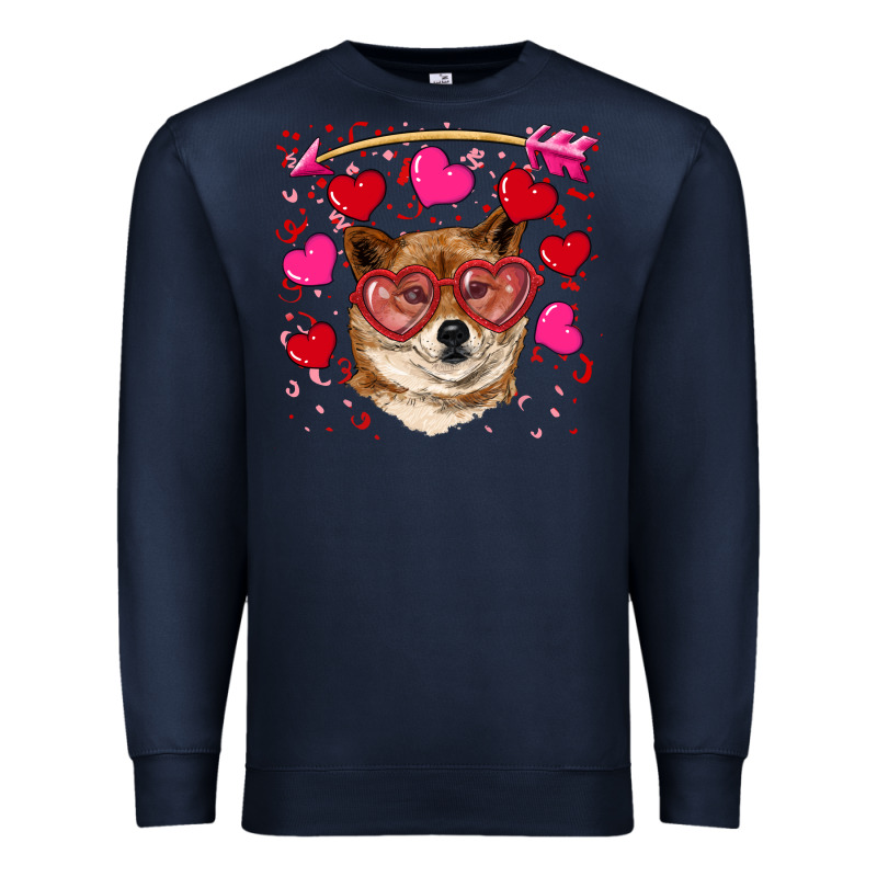 Valentine's Shiba Inu Premium Sweatshirt by RanaPortraitStore | Teevron