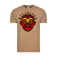 Vintage Coffee african masks 2 Vintage Tee - BundleAndBundleShop