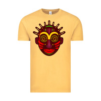 Vintage Mustard african masks 2 Vintage Tee - BundleAndBundleShop