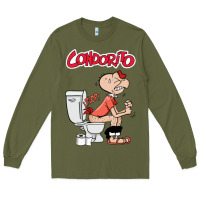 Army Green condorito Long Sleeve Tee - artisFamous