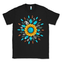 Black gemstone sunflower Classic Tee - Artiststas