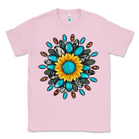 Bubblegum Pink gemstone sunflower Classic Tee - Artiststas
