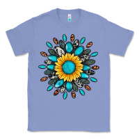 Colony Blue gemstone sunflower Classic Tee - Artiststas