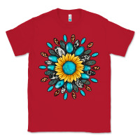 Red gemstone sunflower Classic Tee - Artiststas