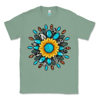 Sage gemstone sunflower Classic Tee - Artiststas