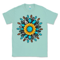Seafoam gemstone sunflower Classic Tee - Artiststas