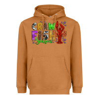 Meerkat crawfish season mardi gras carnival Heavyweight Hoodie - Jasminsmagicworld