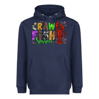 Navy crawfish season mardi gras carnival Heavyweight Hoodie - Jasminsmagicworld