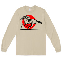 Mushroom horse racing Long Sleeve Tee - artisFamous