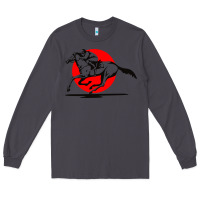 Smoke horse racing Long Sleeve Tee - artisFamous