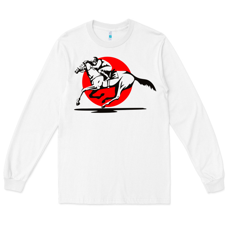 Horse Racing Long Sleeve Tee by artisFamous | Teevron