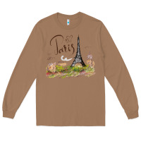 Toasted Coconut paris Long Sleeve Tee - artisFamous