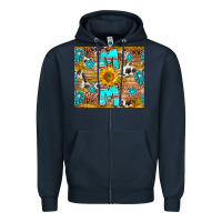 Navy western mom Zipper Hoodie - RanaPortraitStore