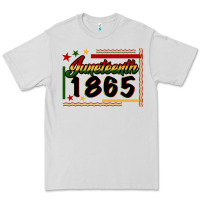 Dove Grey Juneteenth 1865 Premium Tee - FaDigitalArtStudio
