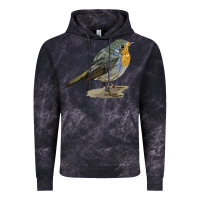 Cloud Black yellow breast Vintage Hoodie - LillyAllenDesigns