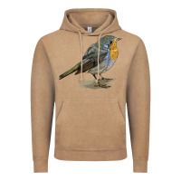 Vintage Coffee yellow breast Vintage Hoodie - LillyAllenDesigns
