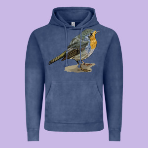 Yellow Breast Vintage Hoodie Designed By Lillyallendesigns