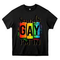 Black sounds gay i'm in Heavy Core Tee - OliviaCreatesArt