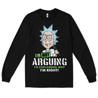 Black i am not arguing Long Sleeve Tee - artisFamous