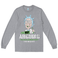 Heather Grey i am not arguing Long Sleeve Tee - artisFamous