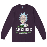 Plum i am not arguing Long Sleeve Tee - artisFamous
