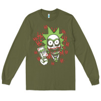 Army Green joker Long Sleeve Tee - artisFamous