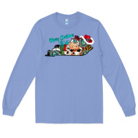 Colony Blue merry christmas y'all kentucky Long Sleeve Tee - CowhideDigitalArt