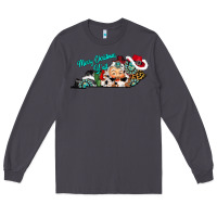 Smoke merry christmas y'all kentucky Long Sleeve Tee - CowhideDigitalArt